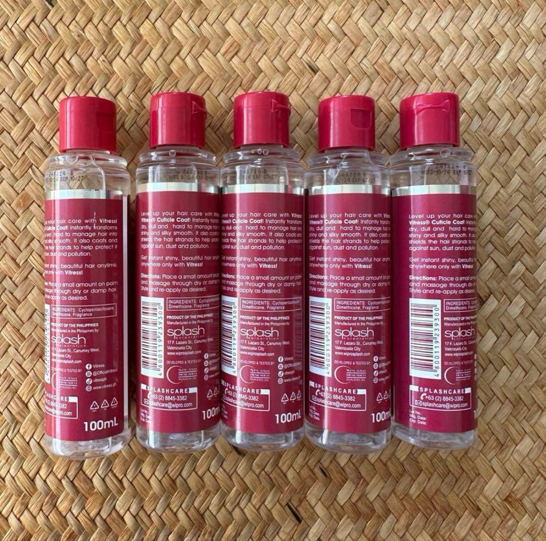 大きめサイズ　VITRESS CLASSIC ヘアオイル 100ml 6本セット