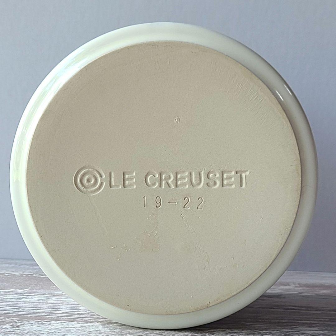 【美品】LE CREUSET ペットフード・コンテナー (スクープ付き)