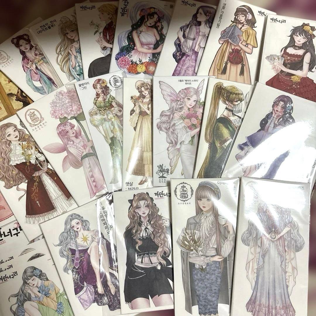 a*中様 メモ帳　便箋　BCMシール　まとめ売り　人物　装飾ステッカー　コラージ