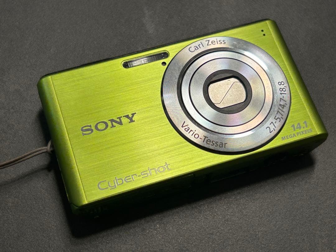 K*i様 SONY ソニー DSC-W530 グリーン 14.1 デジカメ 中古