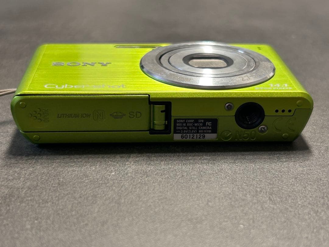 K*i様 SONY ソニー DSC-W530 グリーン 14.1 デジカメ 中古