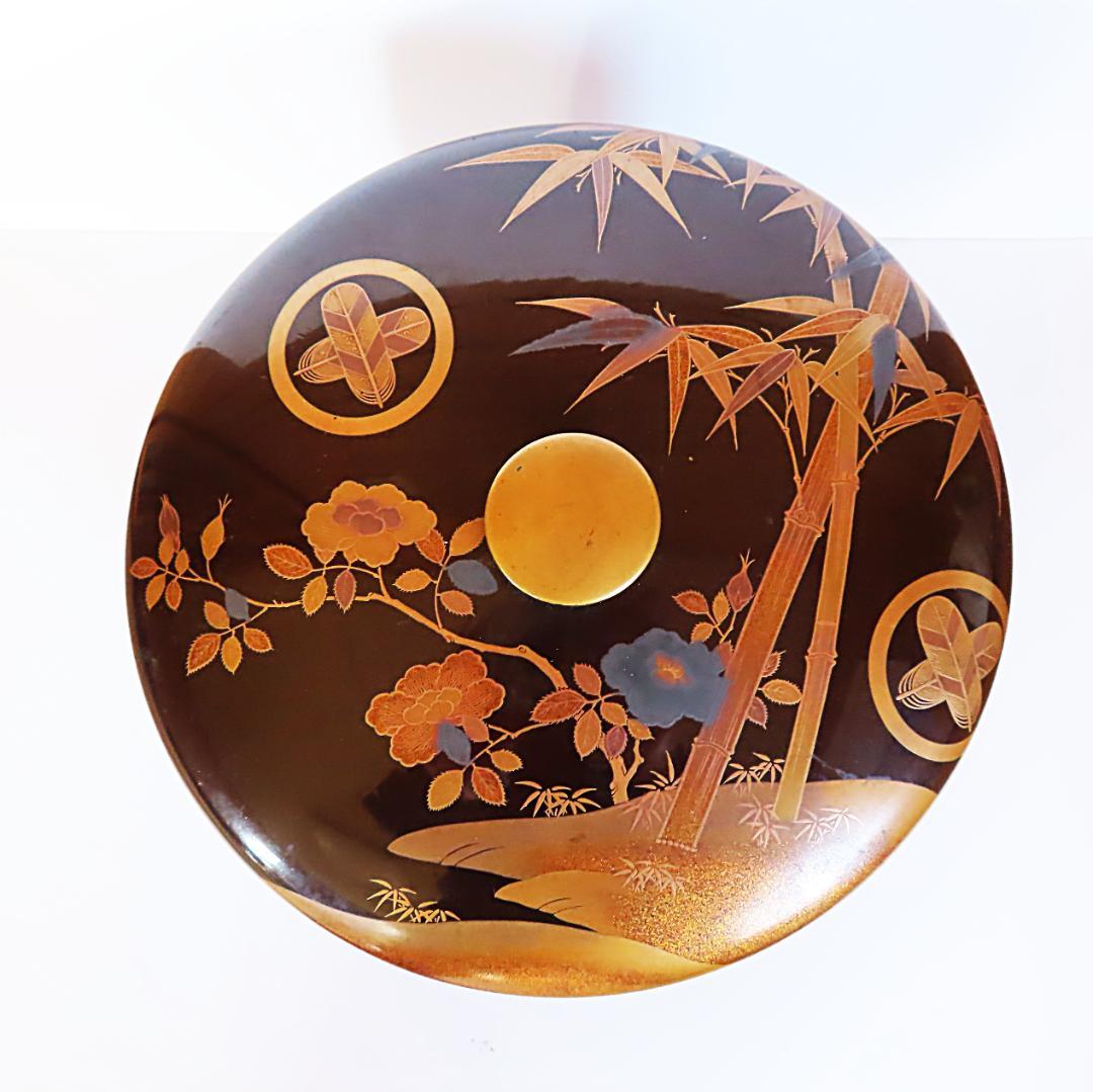海外里帰り品・食籠（喰籠・蒔絵・家紋・重箱・菓子器・茶道）