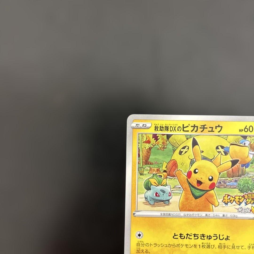 救助隊dxのピカチュウ