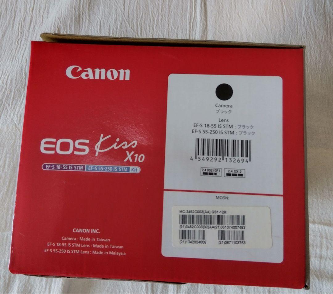 Canon EOS Kiss X10 本体 ダブルズーム SDカード&バッグ付き