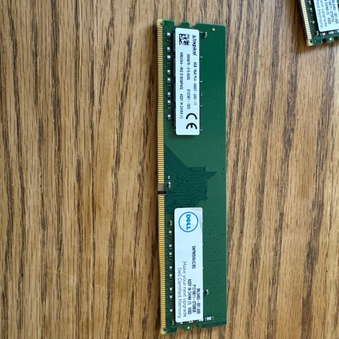Kingston 8GB メモリ 2枚セット