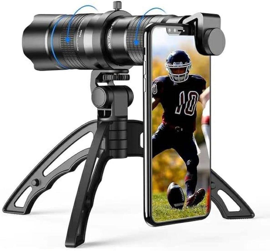 新春❗️APEXEL 単眼鏡 スマホ ズーム式 20~40倍 A-APL-20-