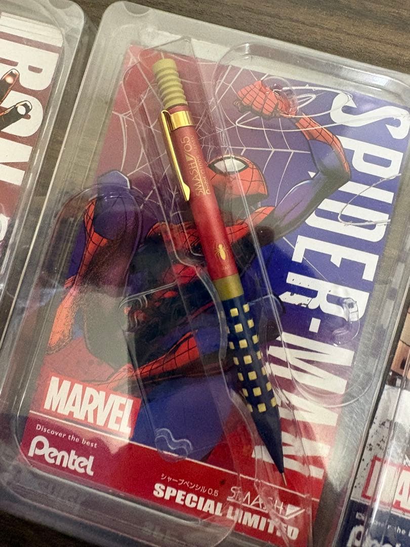 ぺんてる　スマッシュ　レア　廃盤　限定　marvelコラボ　コンプリートセット