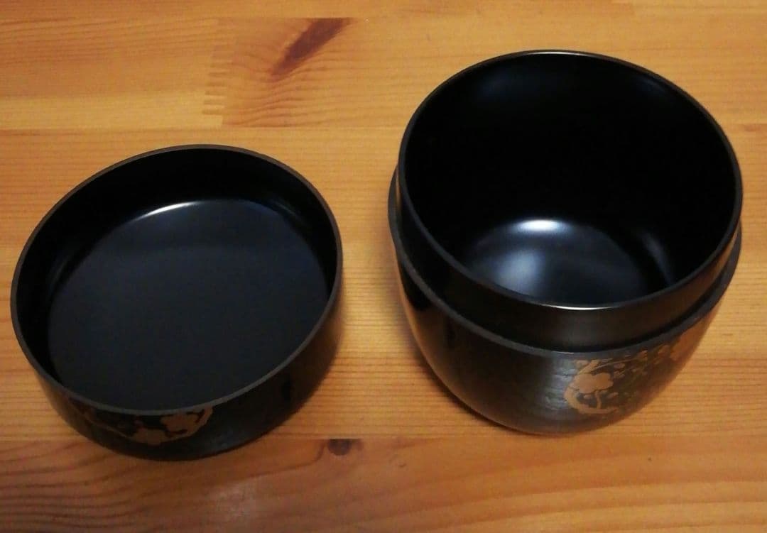 古春作　喜光　蒔絵　棗　共箱　茶道具