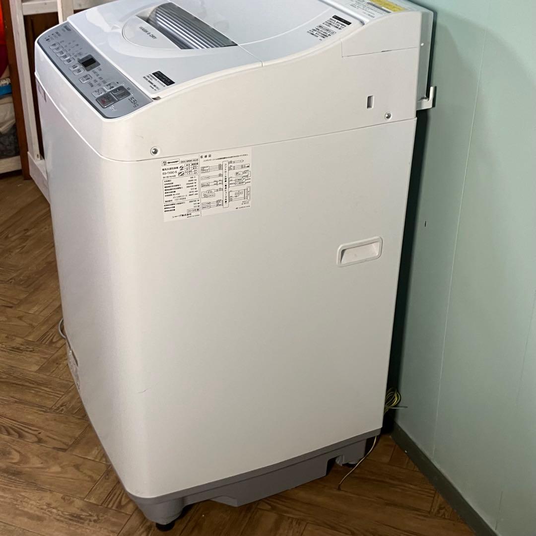 【大好評】シャープ 洗濯機 ES-TX5C-S 5.5kg 2019年製