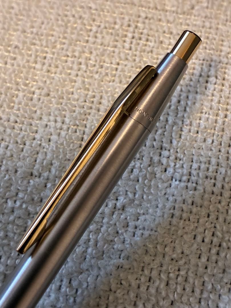 ◾️MONT BLANC モンブラン◾️ノブレス ノック式ボールペン◾️シルバー ◾️