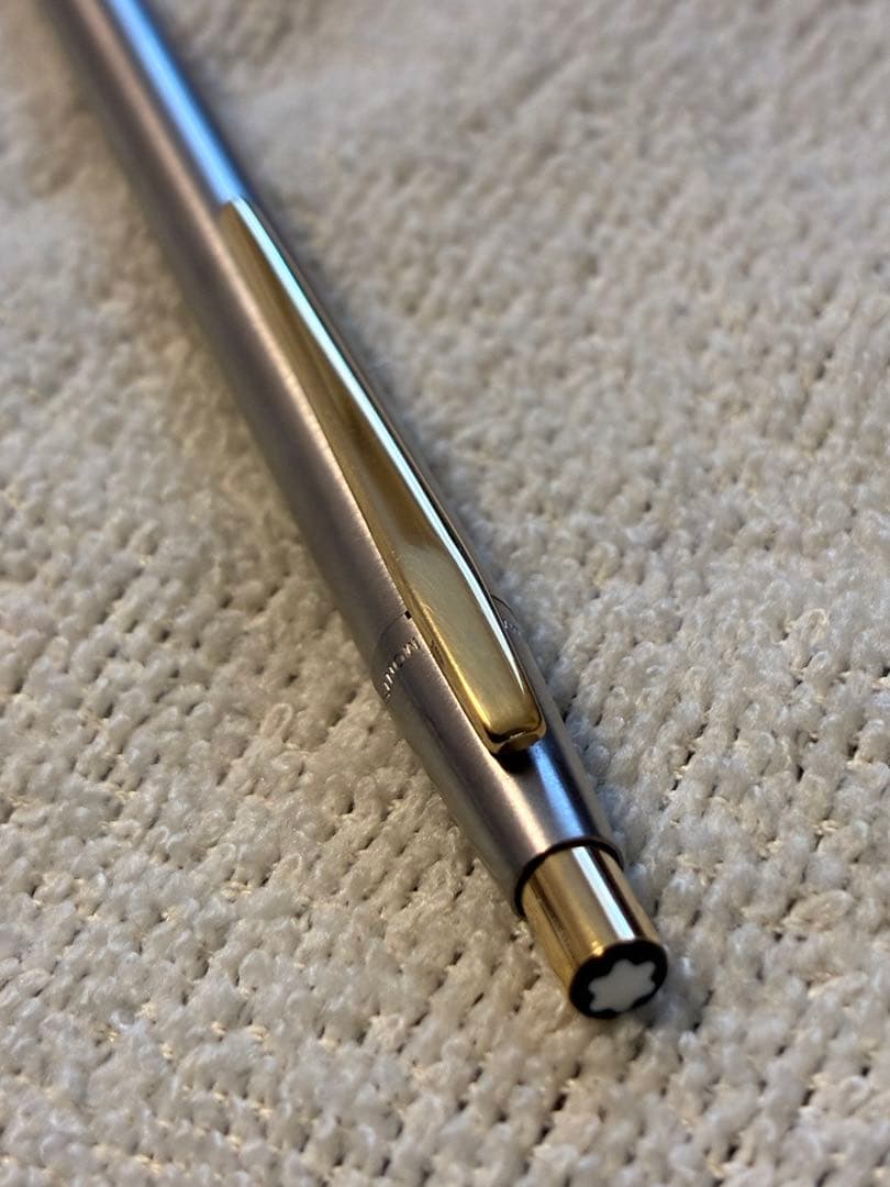 ◾️MONT BLANC モンブラン◾️ノブレス ノック式ボールペン◾️シルバー ◾️