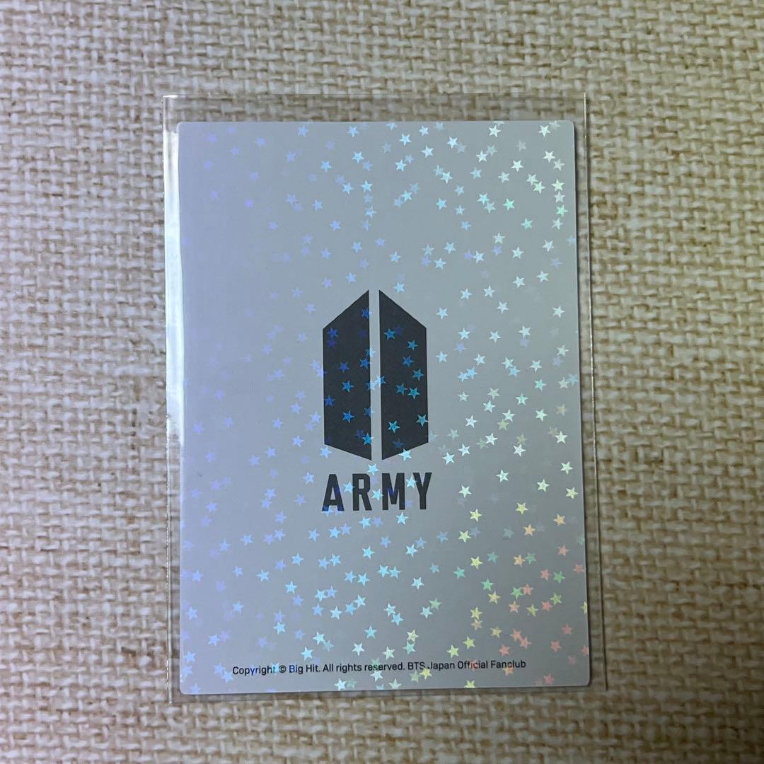 BTS ジョングク JUNGKOOK 公式 FC 継続特典 トレカ ARMY