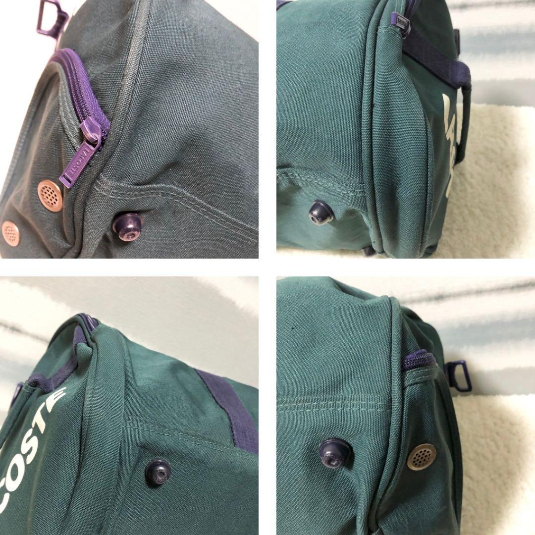 ☆大人気/ビッグロゴ！【LACOSTE】ラコステ　2way 大容量　ドラムバッグ