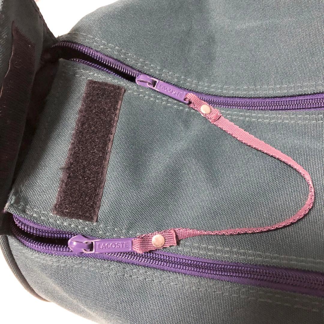 ☆大人気/ビッグロゴ！【LACOSTE】ラコステ　2way 大容量　ドラムバッグ
