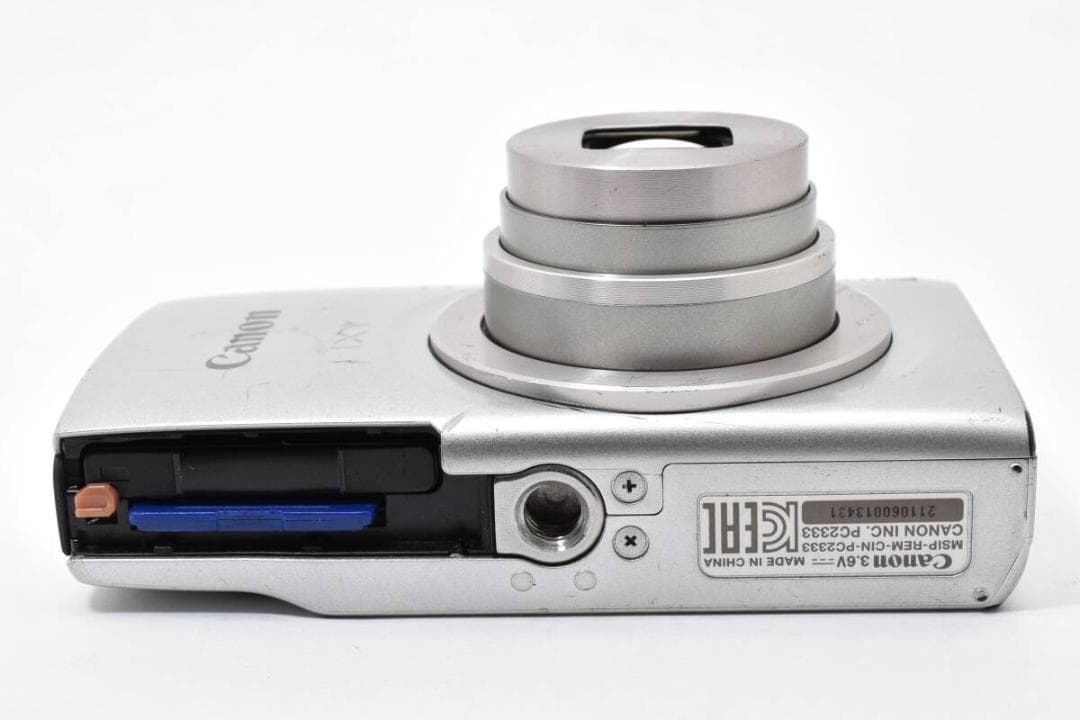 【実用品】Canon キャノン IXY 200 シルバー イクシー 動作確認済