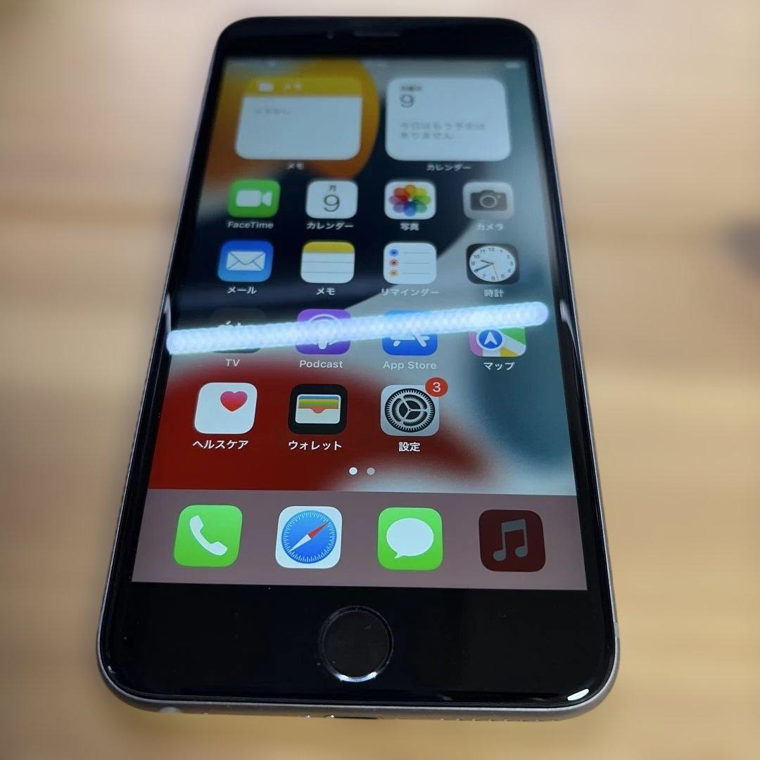 iPhone6s Plus 64GB スペースグレイMKU62J/A 84%