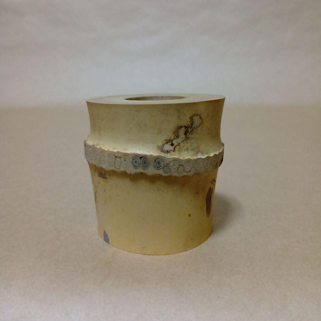 茶道具　竹蓋置一双
