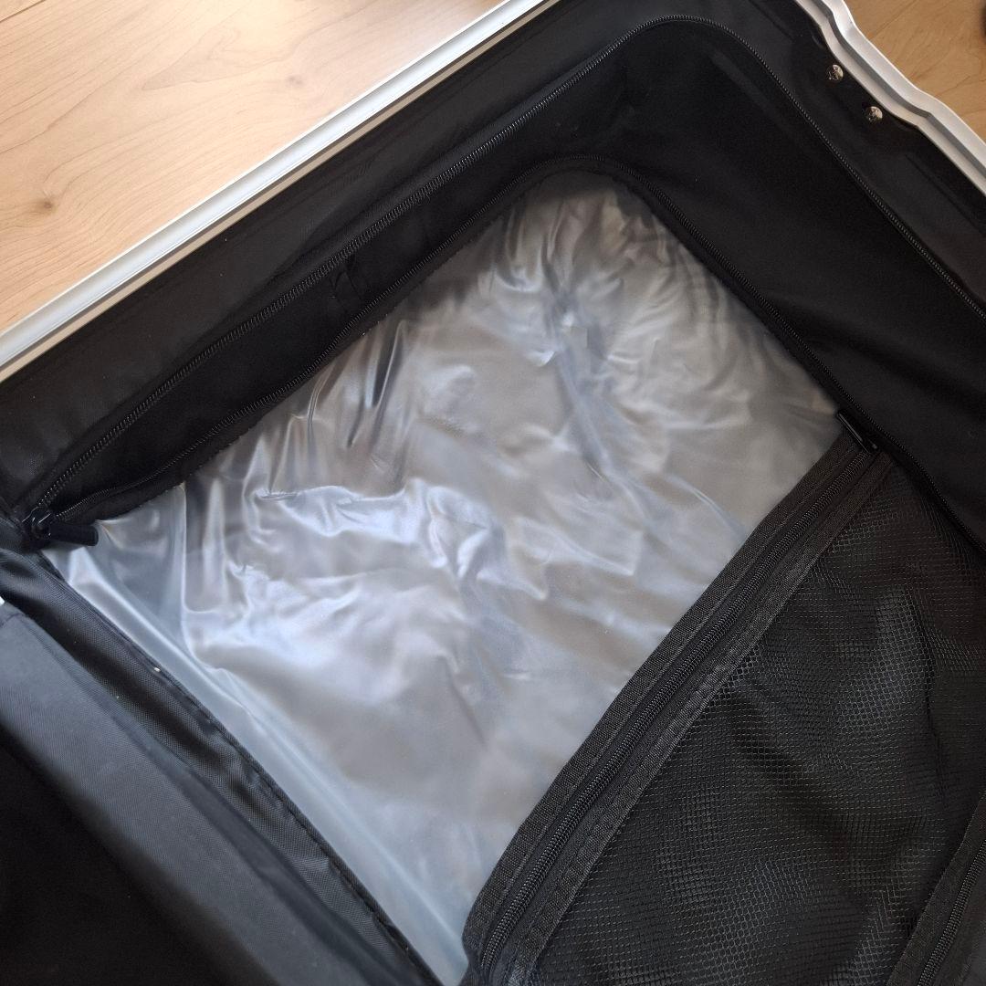 美品 VARNIC キャリーケース 73L 旅行での使用歴無し サイズM シルバ