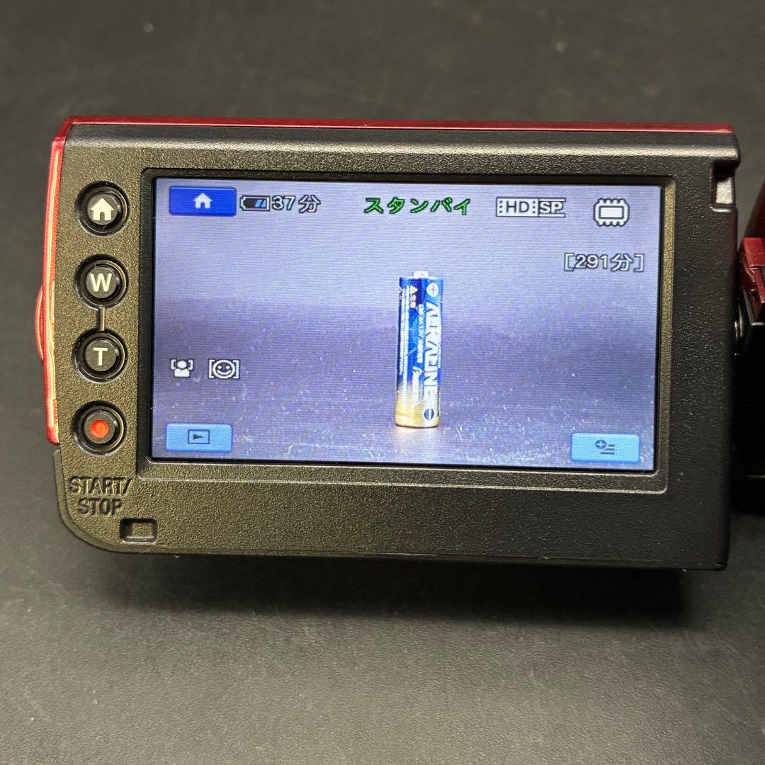 【動作確認済み】SONY HD ビデオカメラ HDR-CX120レッド