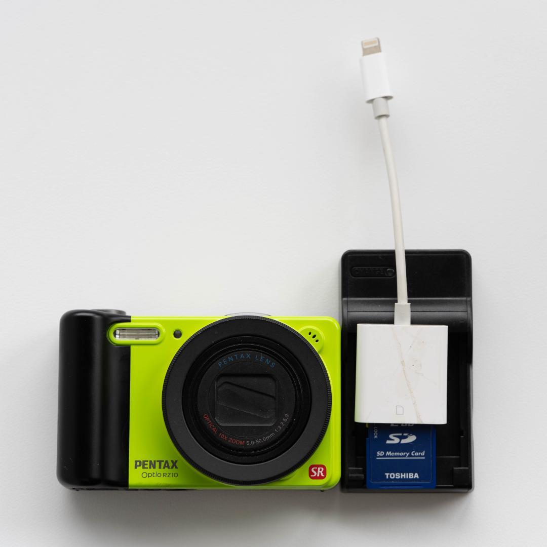 【可愛いすぎるコンデジ】PENTAX optio RZ10　ライムグリーン