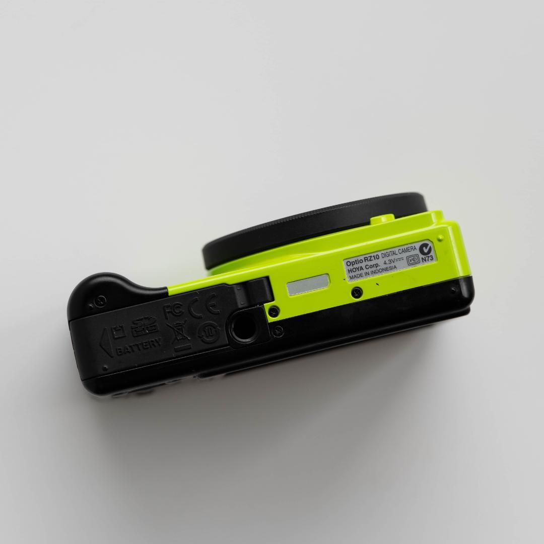 【可愛いすぎるコンデジ】PENTAX optio RZ10　ライムグリーン
