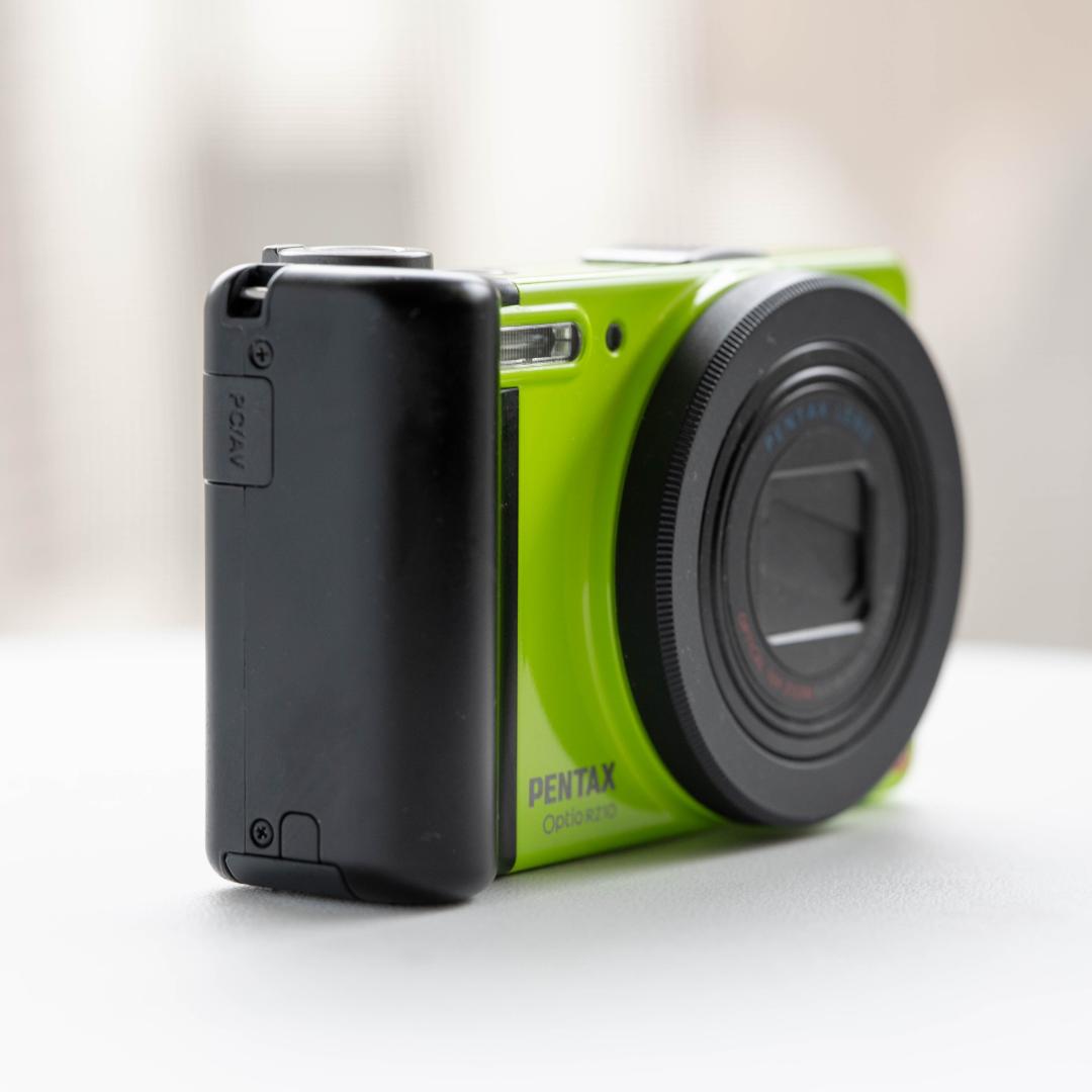 【可愛いすぎるコンデジ】PENTAX optio RZ10　ライムグリーン