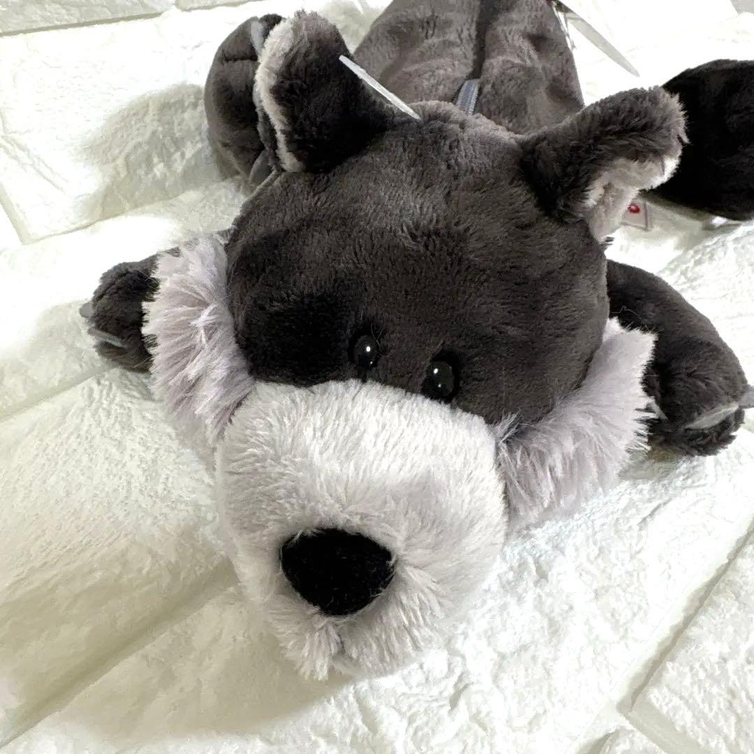 新品　NICI ニキ　オオカミ　ペンケース　ぬいぐるみポーチ　希少　筆箱