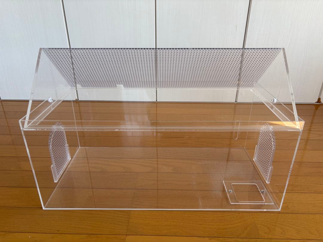 ねくすとショップ　ハムスター用　アクリルケージ　三角屋根　60センチ