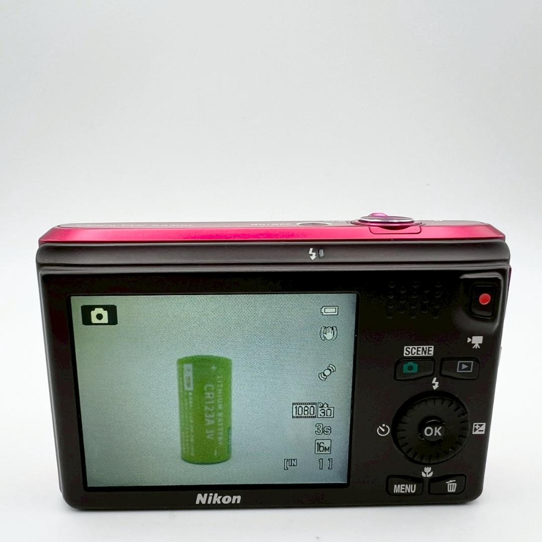【完動品】Nikon COOLPIX S6300 コンデジ ピンク 動作確認済