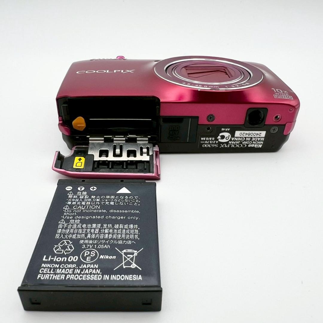 【完動品】Nikon COOLPIX S6300 コンデジ ピンク 動作確認済