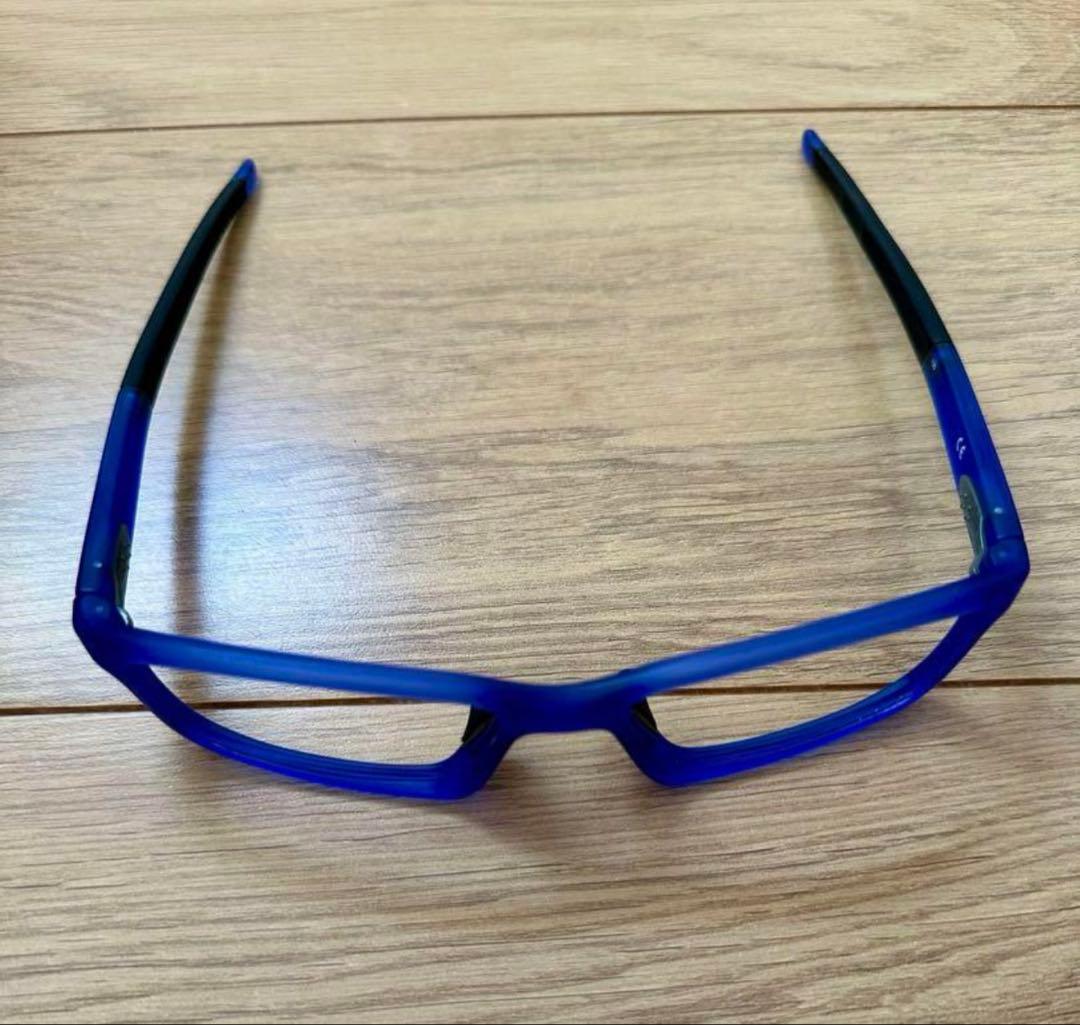 Oakley スポーツメガネ 青 交換用テンプル付き