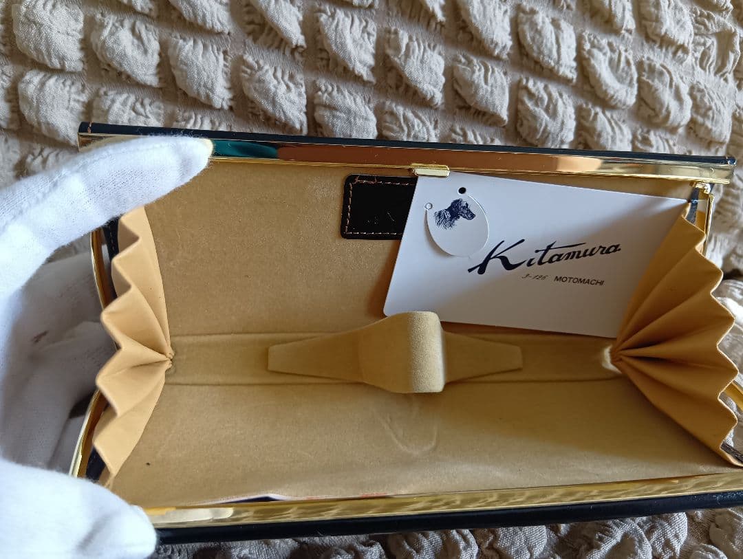 【新品未使用】Kitamura　キタムラ　眼鏡ケース　レザー　廃盤品