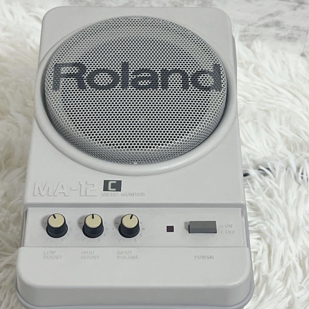 【ペア】Roland ローランド MA-12C アンプ モニタースピーカー