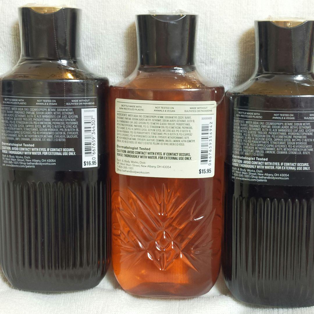 Bath & Body Works 3in1ヘア・フェイス・ボディウォッシュ3本