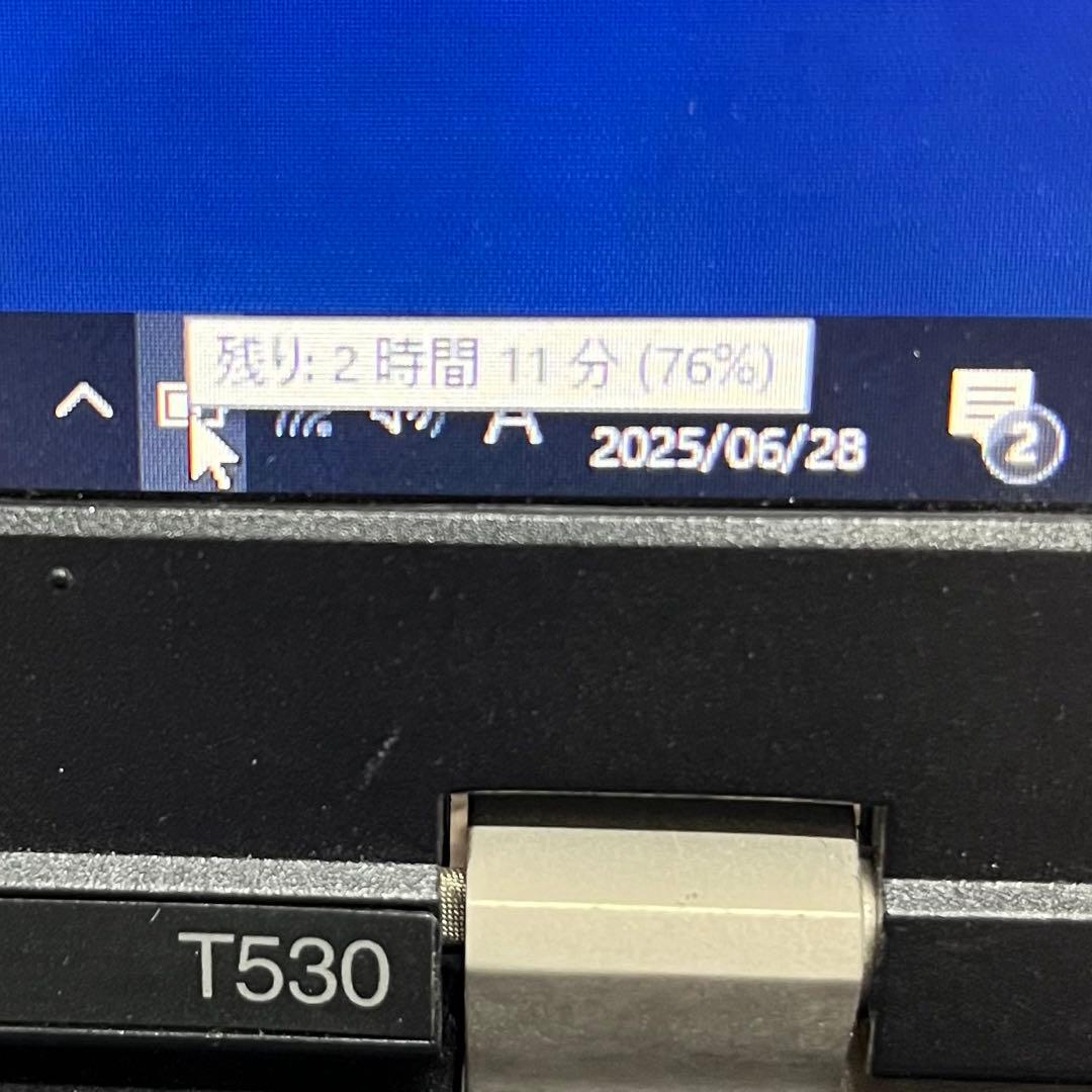 Windowsノート本体 Lenovo ThinkPad T530 15.6 i5 8GB SSD+HDD