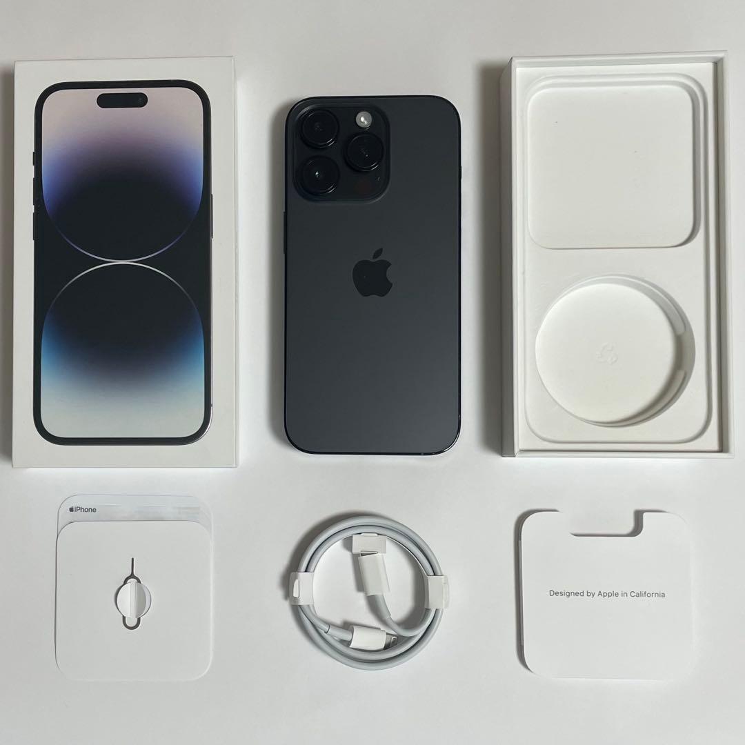 【早い者勝ち】iPhone14pro 128GB SIMフリー 黒 ブラック