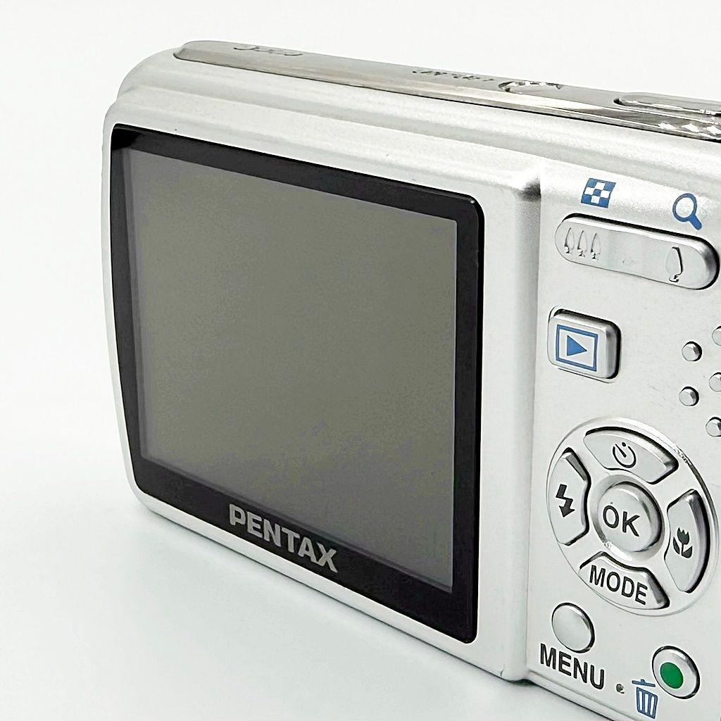 ペンタックス PENTAX Optio M40 シルバー コンデジ カメラ 中古