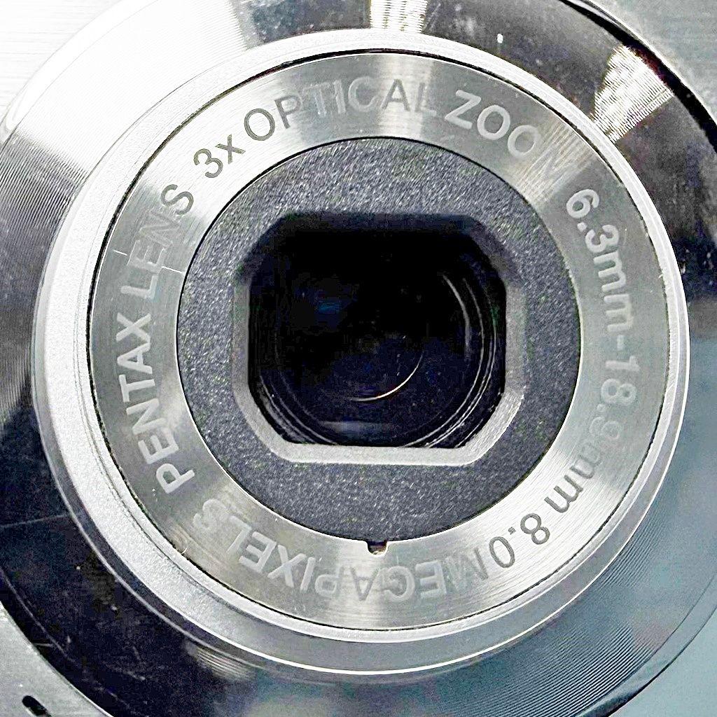 ペンタックス PENTAX Optio M40 シルバー コンデジ カメラ 中古