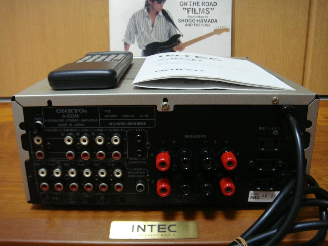 整備済 程度良 ONKYOオンキョー プリメイン A-922M 取説リモコン付