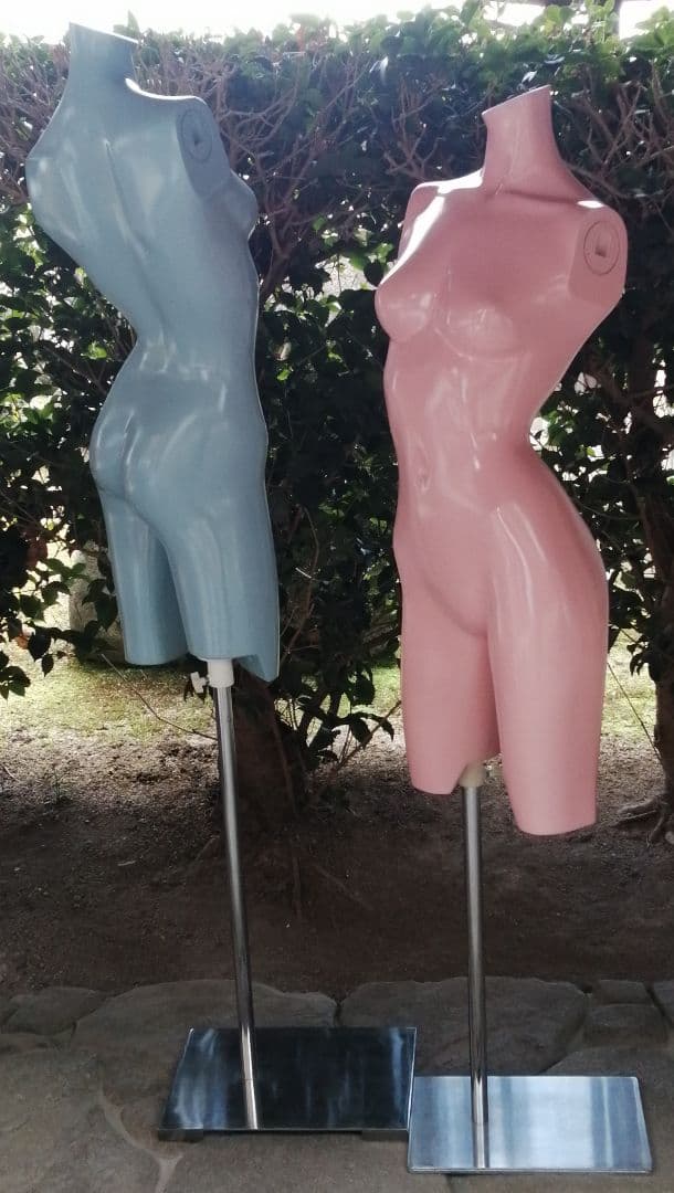 美品 ReBody トルソー マネキン ボディ お洒落 ピンク&ブルー2点セット