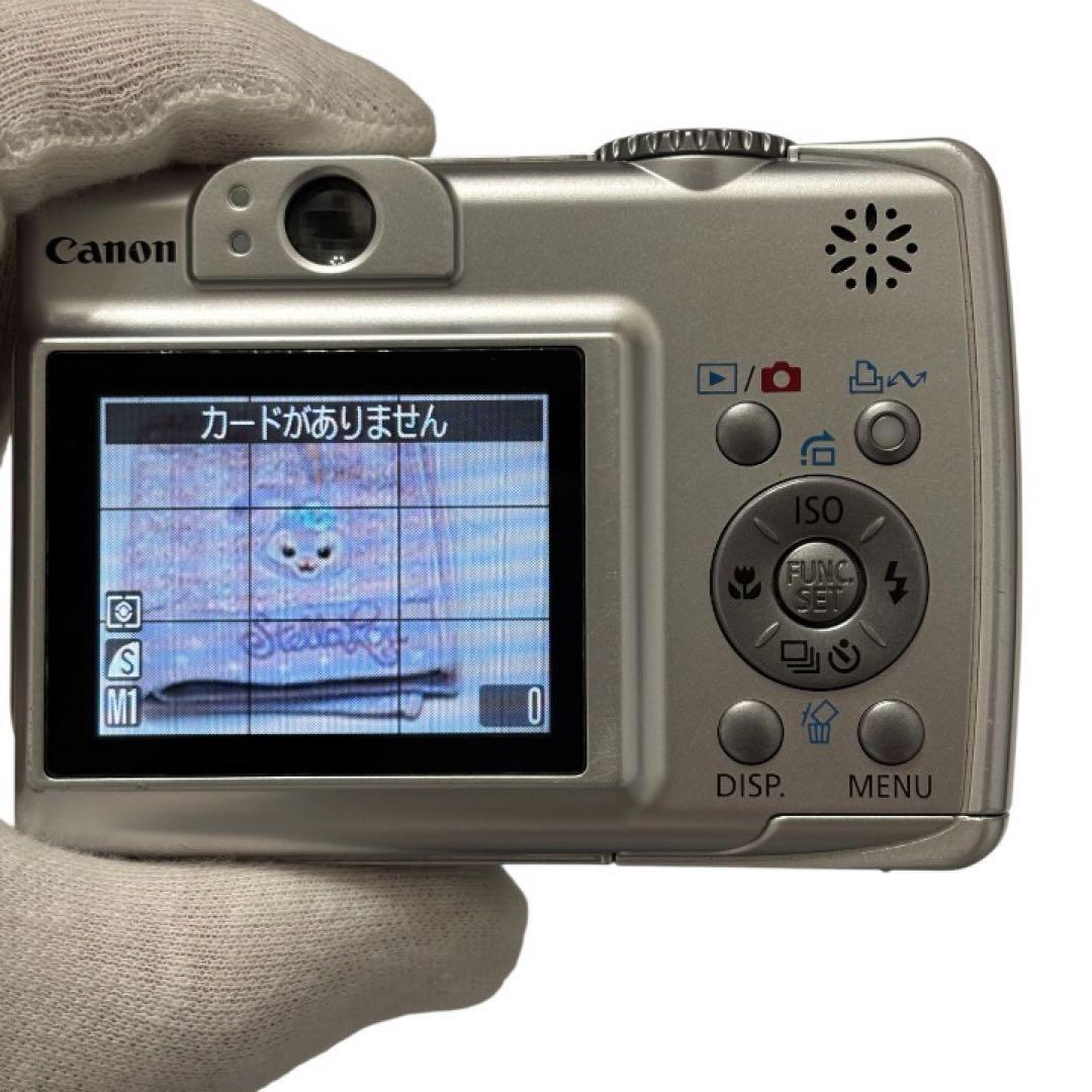 美品 キャノン Canon パワーショット A550 デジカメ コンデジ 単3