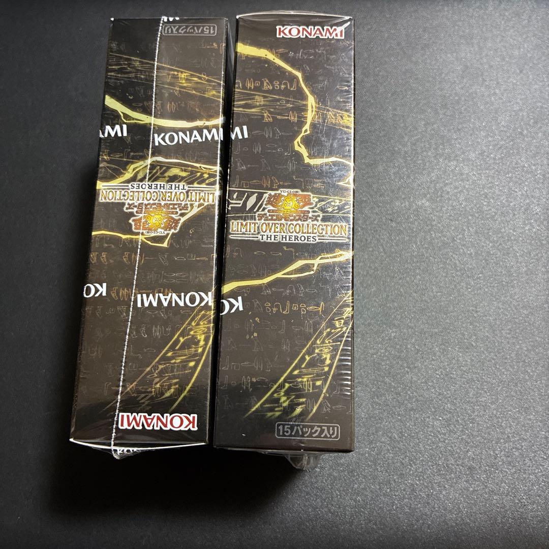 遊戯王 リミットオーバーコレクション ザ ヒーローズ 3box シュリンク付き