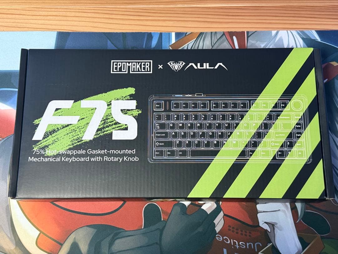【美品】 EPOMAKER x AULA F75 ガスケット キーボード