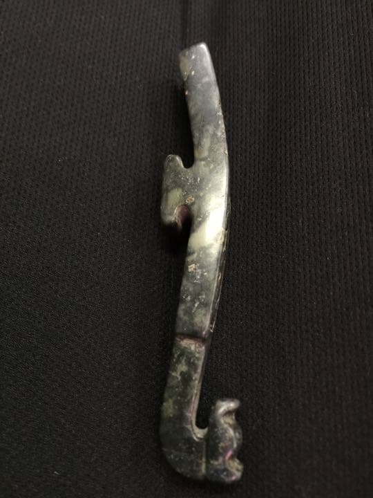 墨玉 帶鉤  玉器  すごく潤い玉 年代物