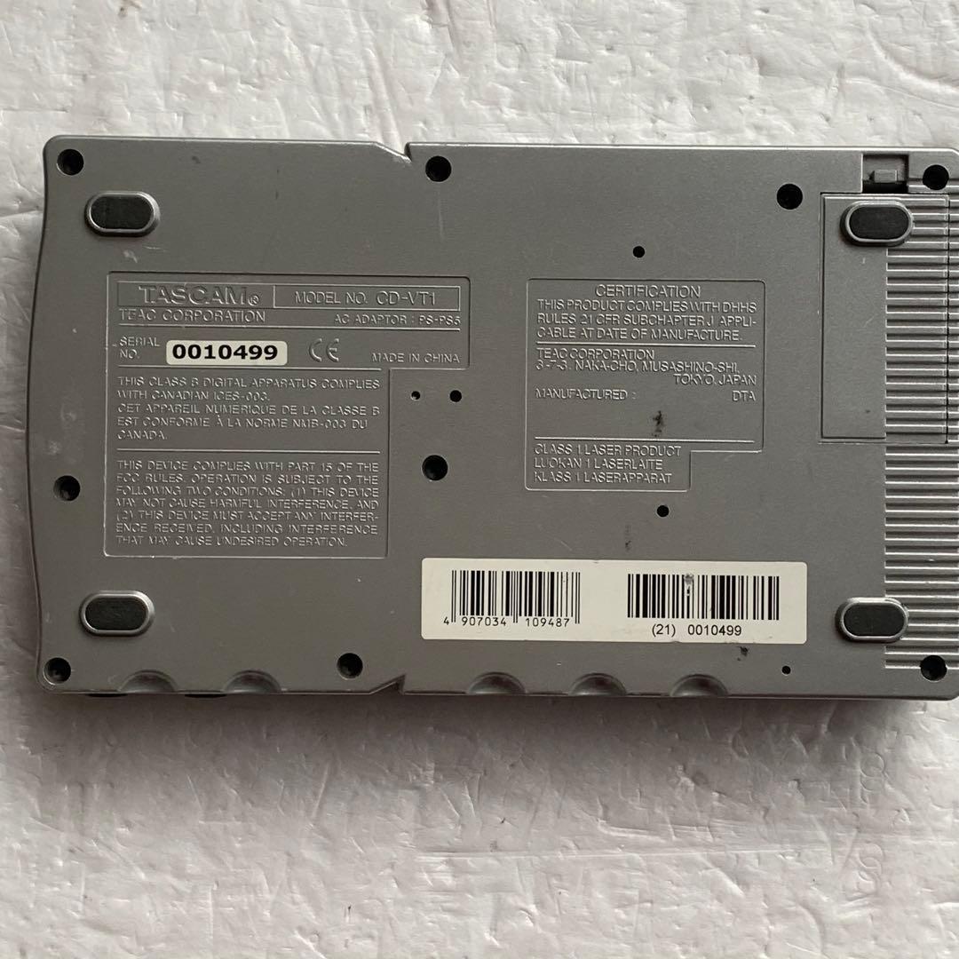 ジャンク タスカム TASCAM CD-VT1