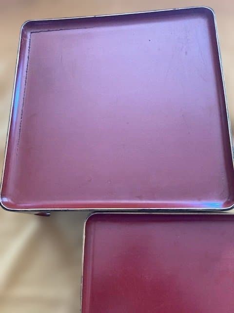 朱塗漆器お膳2台で和食ライフに彩りを！