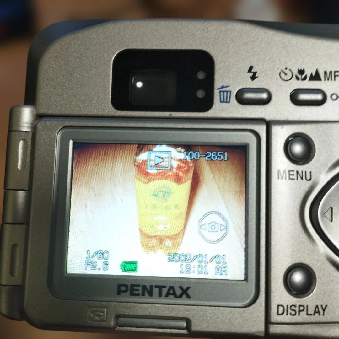 CF付き!自撮！ PENTAX Optio 330GS デジタルカメラ