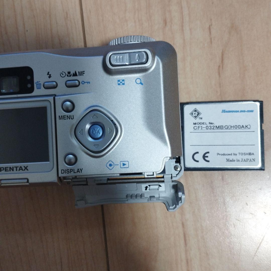 CF付き!自撮！ PENTAX Optio 330GS デジタルカメラ