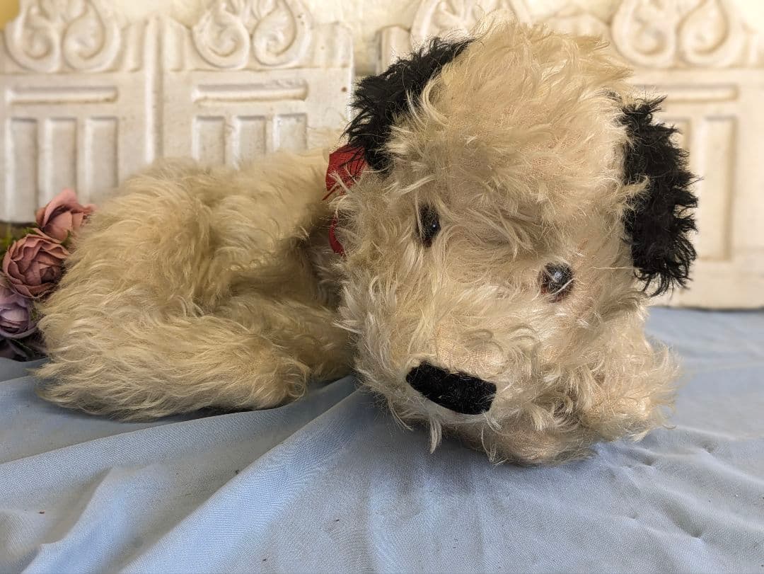英国 アンティーク 犬 パジャマケース