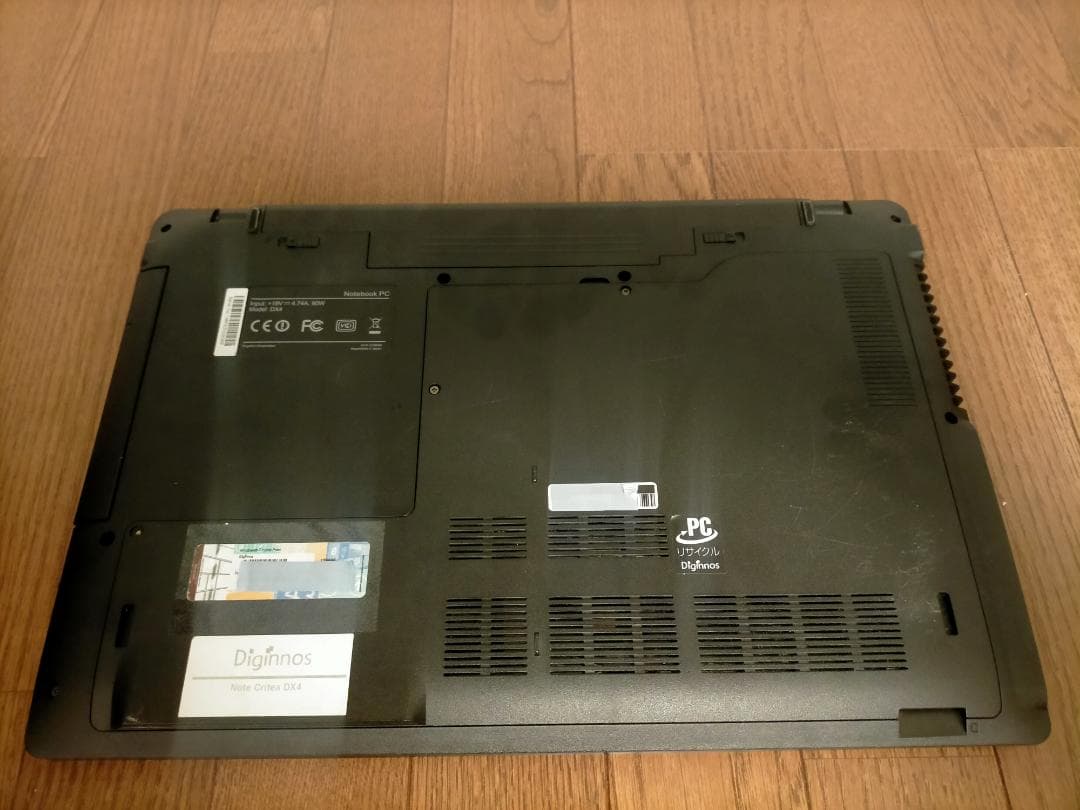ジャンク:ノートPC Diginnos DX4(Core i7-4712MQ)